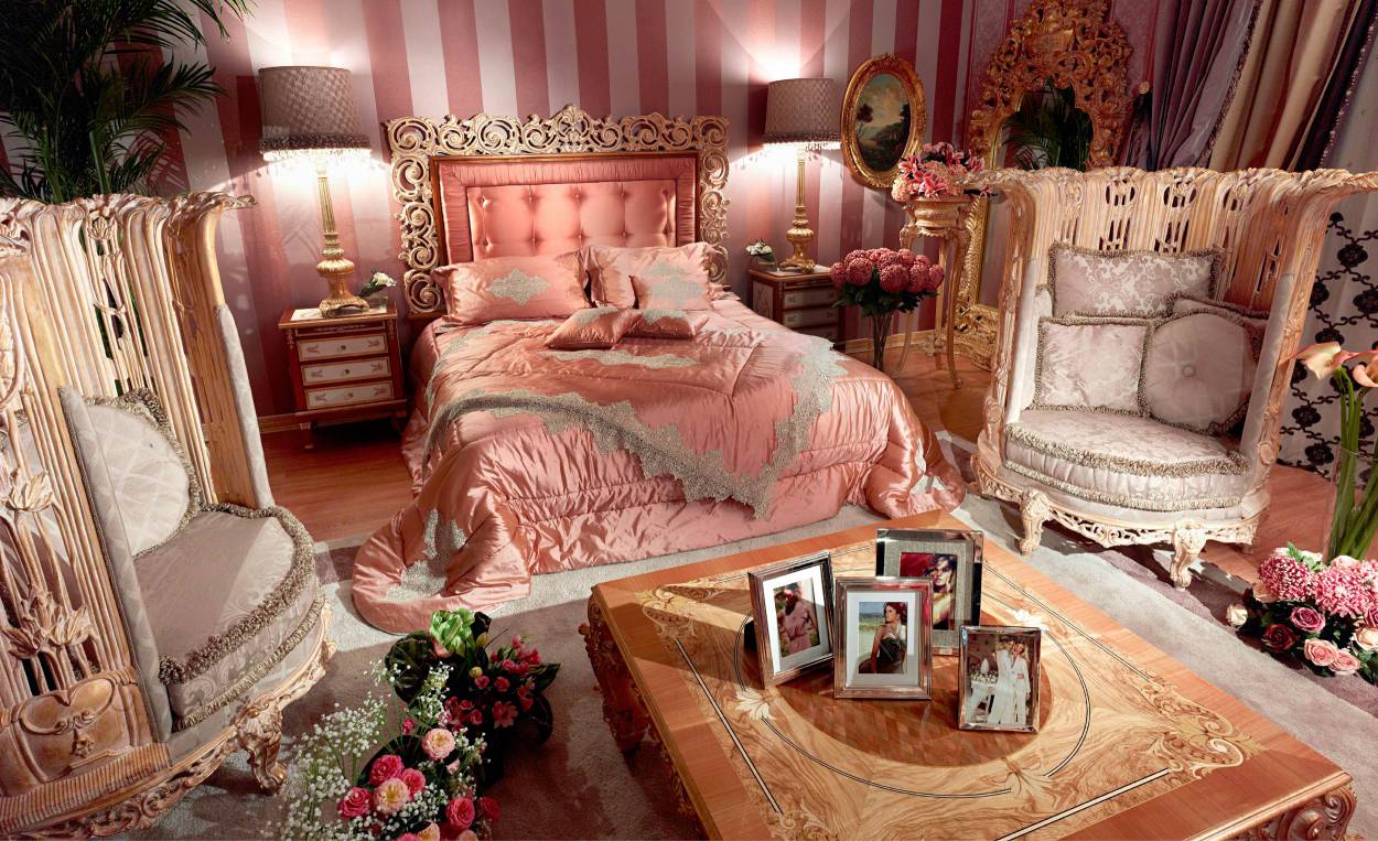 blush pink bedroom furniture set